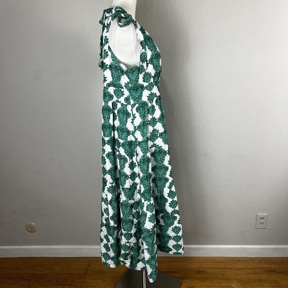 House of Harlow 1960 Green and White Maxi Dress - Picture 8 of 13